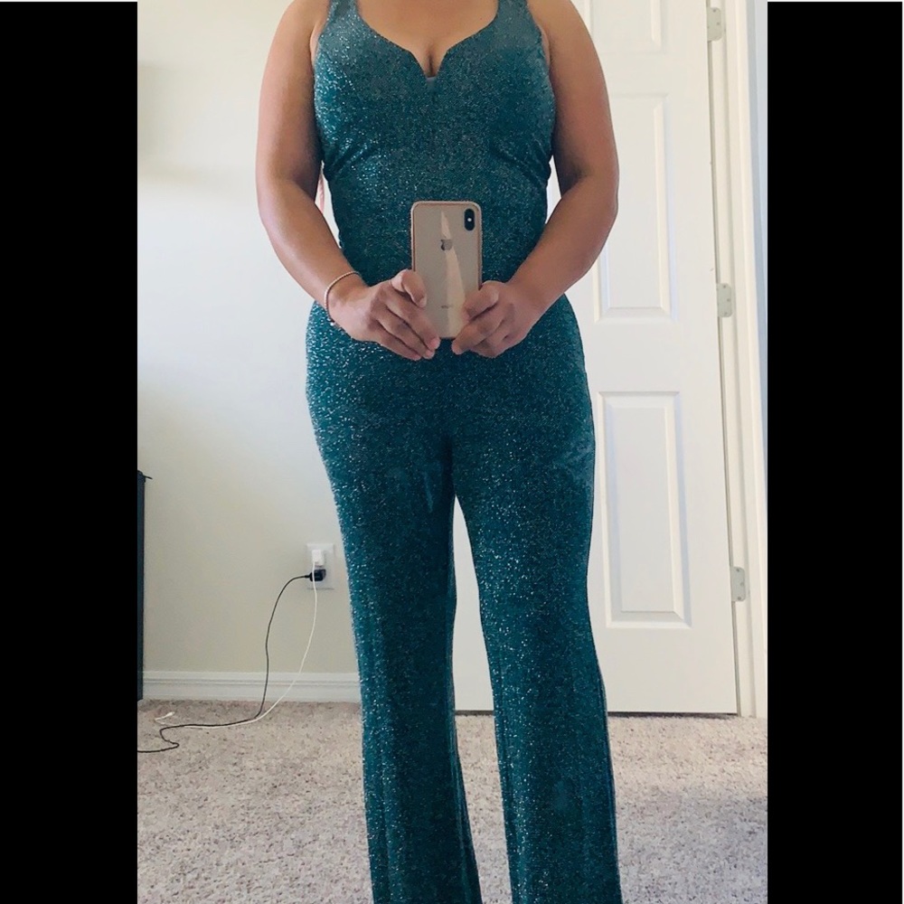 CRISTAL DOLL JUMPSUIT SIZE M GREEN